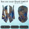 Skin dán chuột Dareu LM115 mẫu Hoa văn hov003 Skin dán chuột Dareu LM115 mẫu Hoa văn hov003