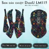Skin dán chuột Dareu LM115 mẫu Hoa văn hov013 Skin dán chuột Dareu LM115 mẫu Hoa văn hov013