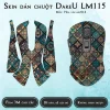 Skin dán chuột Dareu LM115 mẫu Hoa văn hov014 Skin dán chuột Dareu LM115 mẫu Hoa văn hov014