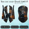 Skin dán chuột Dareu LM115 mẫu học tiết khắc gỗ Skin dán chuột Dareu LM115 mẫu học tiết khắc gỗ