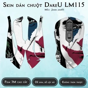 Skin dán chuột Dareu LM115 mẫu Joker joke01