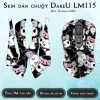 Skin dán chuột Dareu LM115 mẫu Kuromi scu062