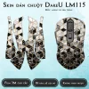 Skin dán chuột Dareu LM115 mẫu mosaic đá đen trắng Skin dán chuột Dareu LM115 mẫu mosaic đá đen trắng