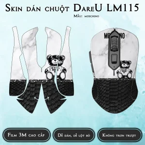 Skin dán chuột Dareu LM115 mẫu moschino