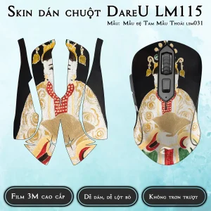 Skin dán chuột Dareu LM115 mẫu Mẫu đệ Tam Mẫu Thoải lsm031