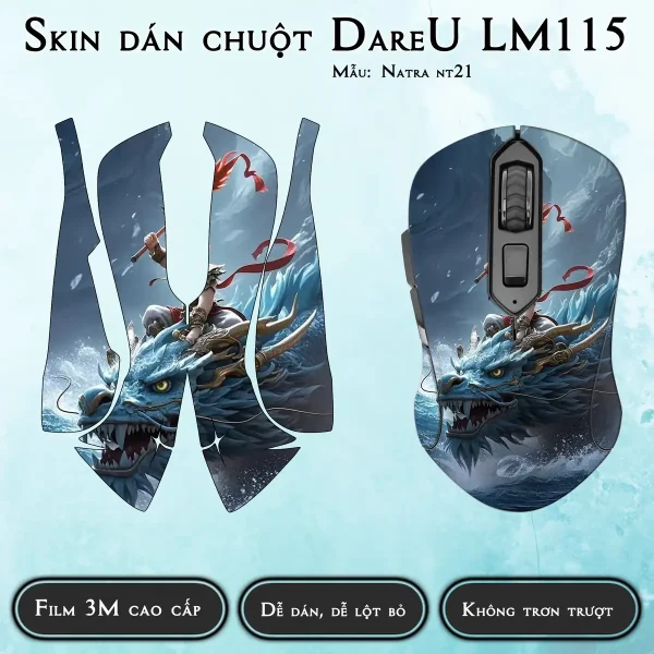 Skin dán chuột Dareu LM115 mẫu Natra nt21