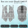 Skin dán chuột Dareu LM115 mẫu Nordic xám trắng Skin dán chuột Dareu LM115 mẫu Nordic xám trắng