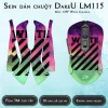 Skin dán chuột Dareu LM115 mẫu OFF White Colorful
