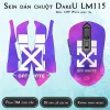 Skin dán chuột Dareu LM115 mẫu OFF White hồng tím Skin dán chuột Dareu LM115 mẫu OFF White hồng tím