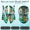 Skin dán chuột Dareu LM115 mẫu radiation waste Skin dán chuột Dareu LM115 mẫu radiation waste