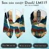 Skin dán chuột Dareu LM115 mẫu Sơn mài GSM047 Skin dán chuột Dareu LM115 mẫu Sơn mài GSM047