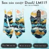 Skin dán chuột Dareu LM115 mẫu Sơn mài GSM052 Skin dán chuột Dareu LM115 mẫu Sơn mài GSM052
