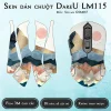 Skin dán chuột Dareu LM115 mẫu Sơn mài GSM067 Skin dán chuột Dareu LM115 mẫu Sơn mài GSM067