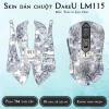 Skin dán chuột Dareu LM115 mẫu Toile de Jouy Dior Skin dán chuột Dareu LM115 mẫu Toile de Jouy Dior