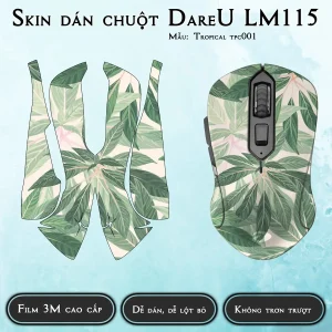 Skin dán chuột Dareu LM115 mẫu Tropical tpc001