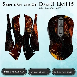Skin dán chuột Dareu LM115 mẫu Trực Cảm lsm053