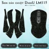 Skin dán chuột Dareu LM115 mẫu vi mạch đen Skin dán chuột Dareu LM115 mẫu vi mạch đen