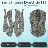 Skin dán chuột Dareu LM115 mẫu X-cross xám gray Skin dán chuột Dareu LM115 mẫu X-cross xám gray