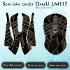 Skin dán chuột Dareu LM115 mẫu đá đen xếp lẫn Skin dán chuột Dareu LM115 mẫu đá đen xếp lẫn