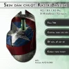 Skin dán chuột Razer Basilisk mẫu Avenger avg1008 Skin dán chuột Razer Basilisk mẫu Avenger avg1008