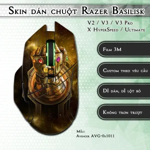 Skin dán chuột Razer Basilisk mẫu Avenger avg1011