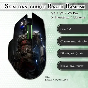 Skin dán chuột Razer Basilisk mẫu Batman avg10168