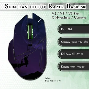 Skin dán chuột Razer Basilisk mẫu Bầu trời cô đơn