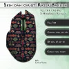 Skin dán chuột Razer Basilisk mẫu Captain Varvel Skin dán chuột Razer Basilisk mẫu Captain Varvel