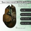 Skin dán chuột Razer Basilisk mẫu Chim Ưng Sải Cánh lsm013 Skin dán chuột Razer Basilisk mẫu Chim Ưng Sải Cánh lsm013