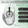 Skin dán chuột Razer Basilisk mẫu Chrome Hearts trắng Skin dán chuột Razer Basilisk mẫu Chrome Hearts trắng