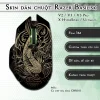 Skin dán chuột Razer Basilisk mẫu Cá chép hóa rồng CHR011 Skin dán chuột Razer Basilisk mẫu Cá chép hóa rồng CHR011