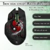 Skin dán chuột Razer Basilisk mẫu Cá âm dương Skin dán chuột Razer Basilisk mẫu Cá âm dương