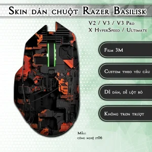Skin dán chuột Razer Basilisk mẫu công nghệ it06