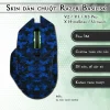 Skin dán chuột Razer Basilisk mẫu da rắn xanh dương Skin dán chuột Razer Basilisk mẫu da rắn xanh dương