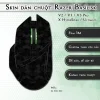 Skin dán chuột Razer Basilisk mẫu da rắn đen Skin dán chuột Razer Basilisk mẫu da rắn đen