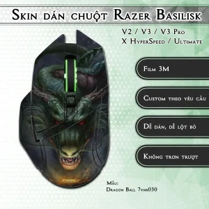 Skin dán chuột Razer Basilisk mẫu Dragon Ball 7vnr030