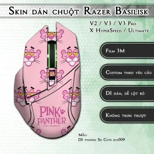 Skin dán chuột Razer Basilisk mẫu Dễ thương So Cute scu009