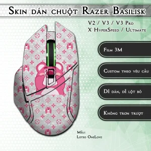 Skin dán chuột Razer Basilisk mẫu Lotso OneLove