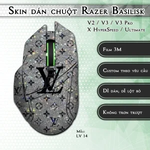 Skin dán chuột Razer Basilisk mẫu LV 14