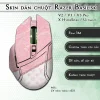 Skin dán chuột Razer Basilisk mẫu LV hồng trắng lv021 Skin dán chuột Razer Basilisk mẫu LV hồng trắng lv021