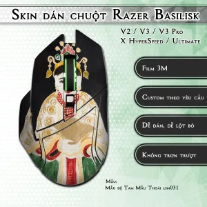 Skin dán chuột Razer Basilisk mẫu Mẫu đệ Tam Mẫu Thoải lsm031