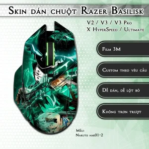 Skin dán chuột Razer Basilisk mẫu Naruto nar01-2