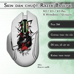 Skin dán chuột Razer Basilisk mẫu Naruto nar06