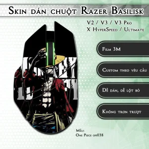 Skin dán chuột Razer Basilisk mẫu One Piece opi038