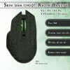 Skin dán chuột Razer Basilisk mẫu Polynesian xanh Skin dán chuột Razer Basilisk mẫu Polynesian xanh