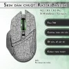 Skin dán chuột Razer Basilisk mẫu Polynesian đen trắng Skin dán chuột Razer Basilisk mẫu Polynesian đen trắng