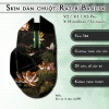 Skin dán chuột Razer Basilisk mẫu Sen nở về đêm lsm045