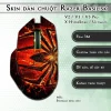 Skin dán chuột Razer Basilisk mẫu Spiderman bùng cháy Skin dán chuột Razer Basilisk mẫu Spiderman bùng cháy