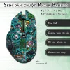 Skin dán chuột Razer Basilisk mẫu Stickerbomb 02 Skin dán chuột Razer Basilisk mẫu Stickerbomb 02