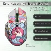 Skin dán chuột Razer Basilisk mẫu Strawberry Bear Skin dán chuột Razer Basilisk mẫu Strawberry Bear